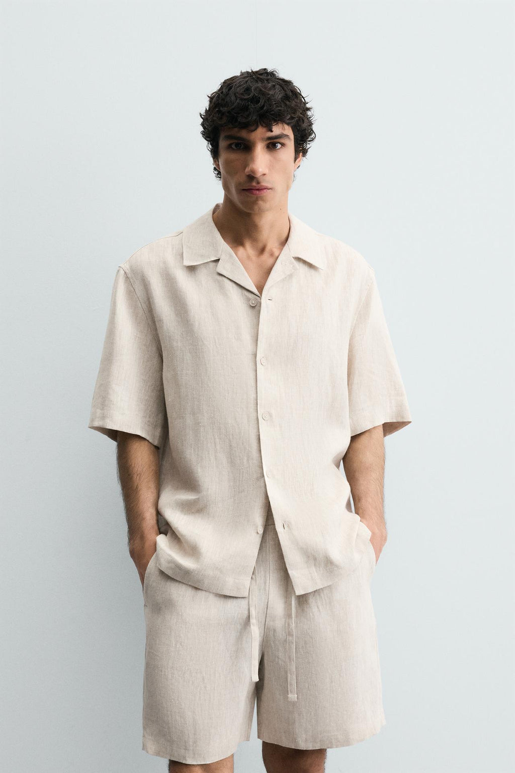 CAMISA RELAXED FIT 100% LINO