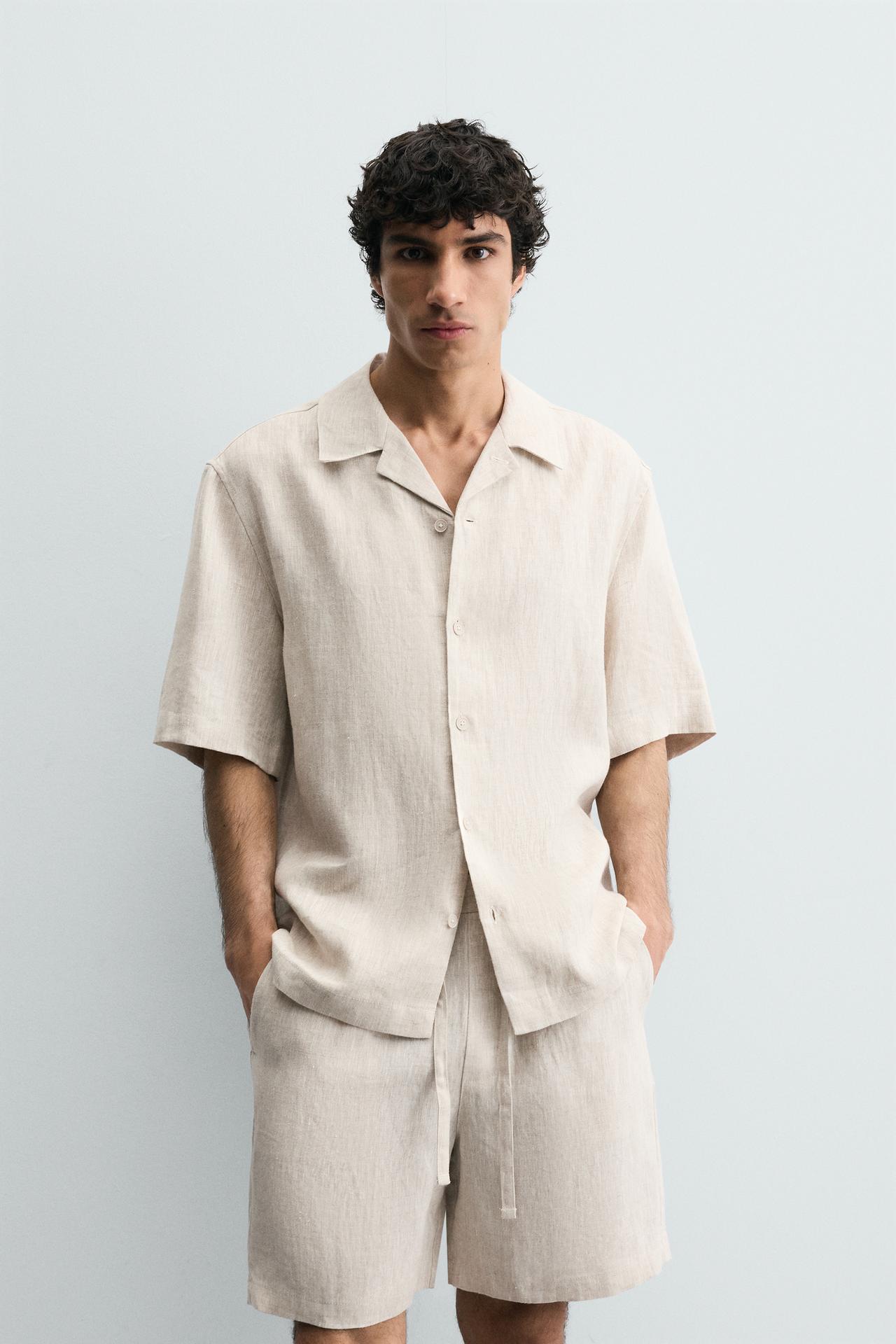 CAMISA RELAXED FIT 100% LINO