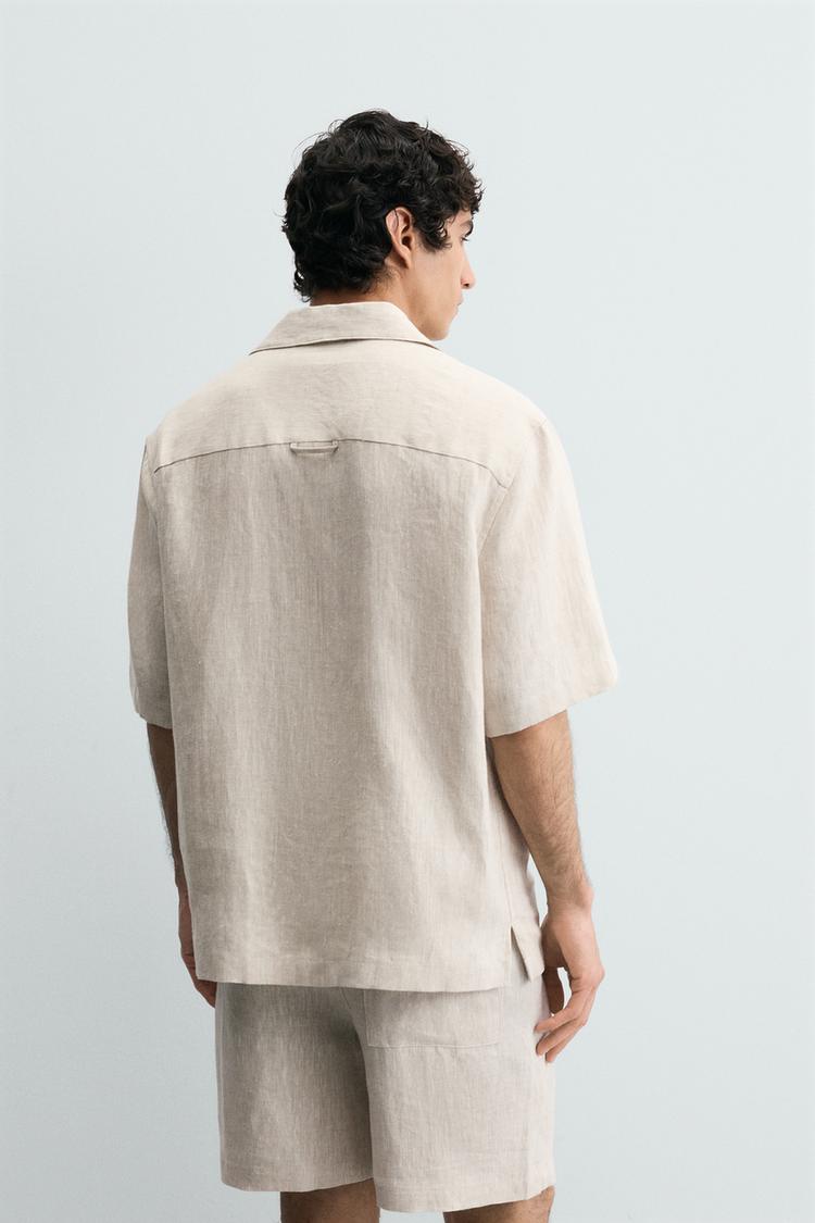 CAMISA RELAXED FIT 100% LINO