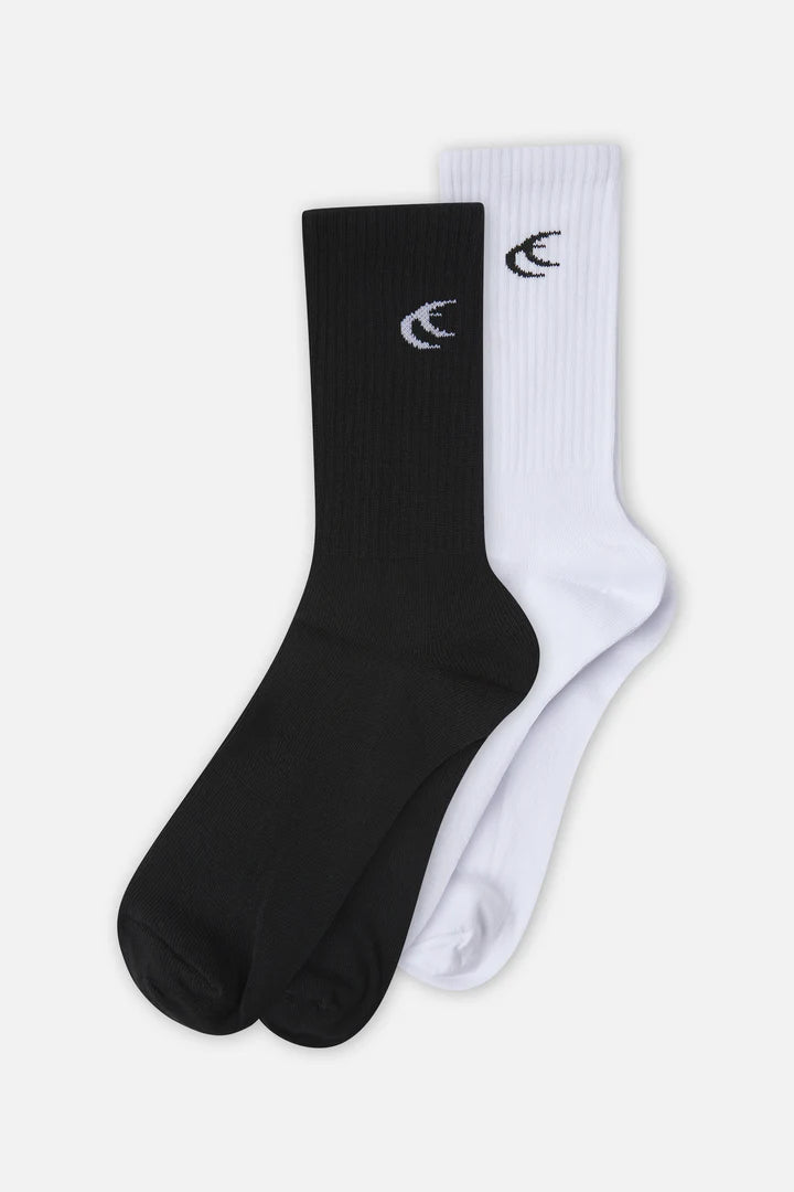 CALCETINES NEGROS Y BLANCOS IKONIC PACK